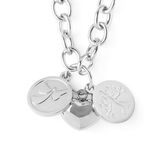 Aminco X-Games Mens Charmed Heart Necklace 